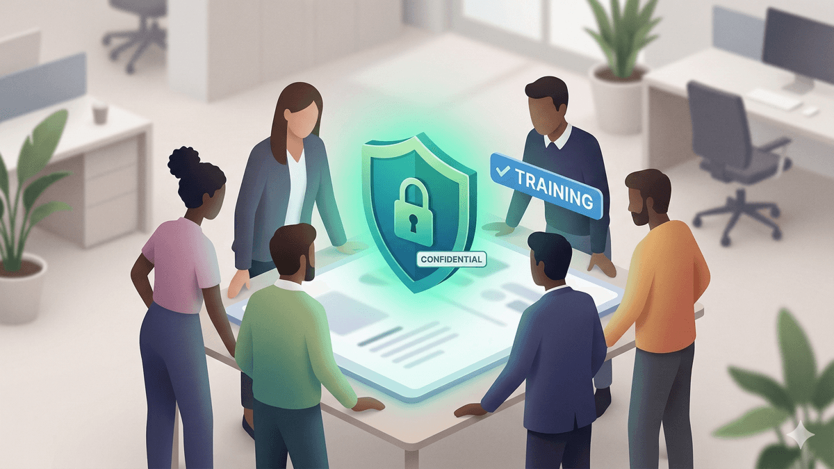 TRAIN YOUR TEAM WITHOUT LEAKING CONFIDENTIAL INFO_