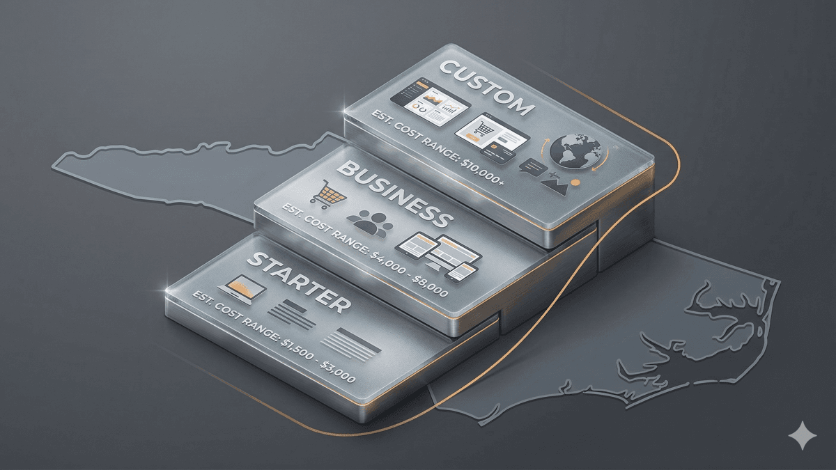 WEB DESIGN COST IN NORTH CAROLINA_